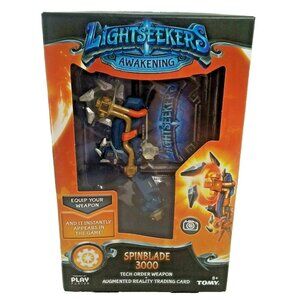 TOMY Lightseekers Awakening Weapon Pack and AR Trading Card Spinblade 3000